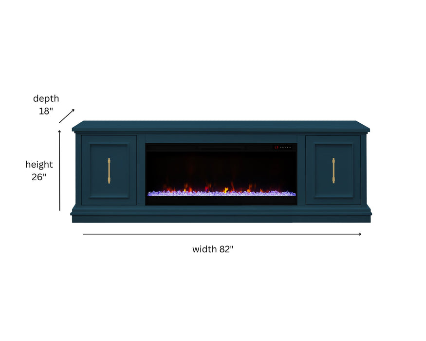 Jordan - Fireplace TV Stand