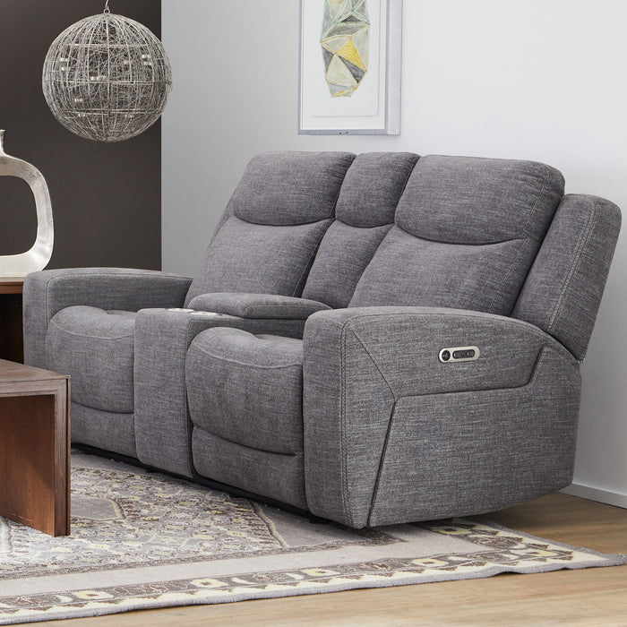 Ridge - Power Reclining Loveseat With Console And Power Headrests