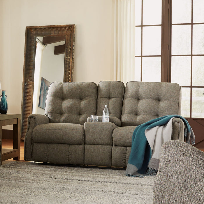Devon - Reclining Loveseat, Nailhead Trim