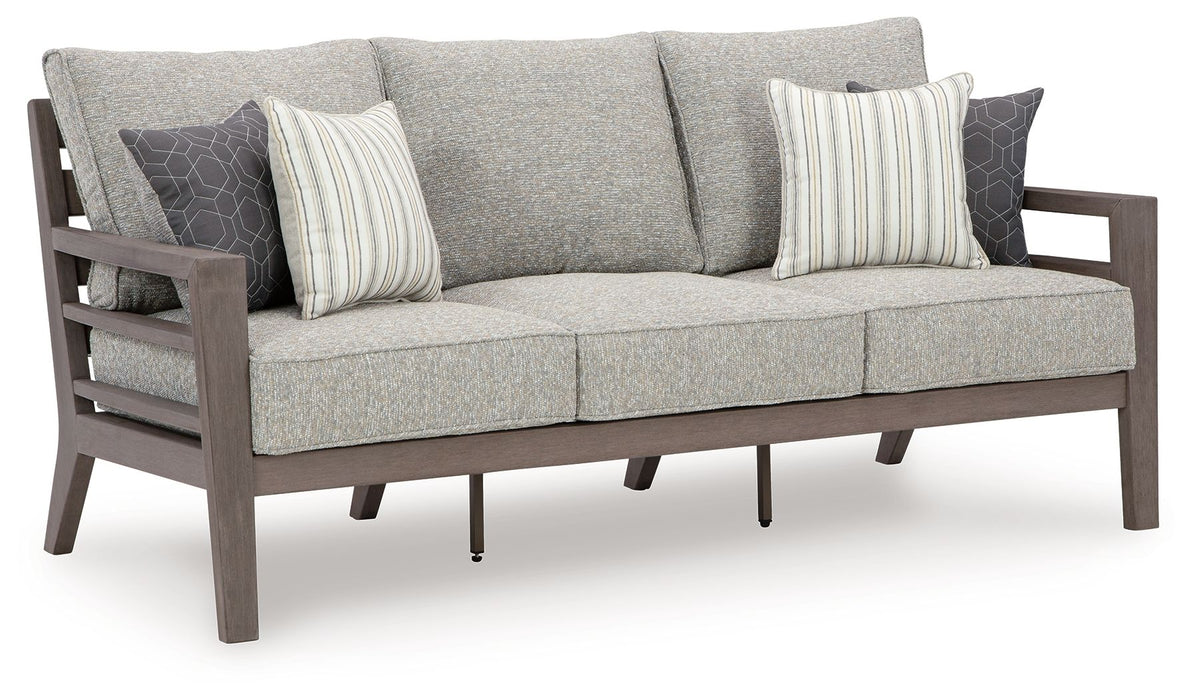 Hillside Barn - Sofa With Cushion - Gray / Brown