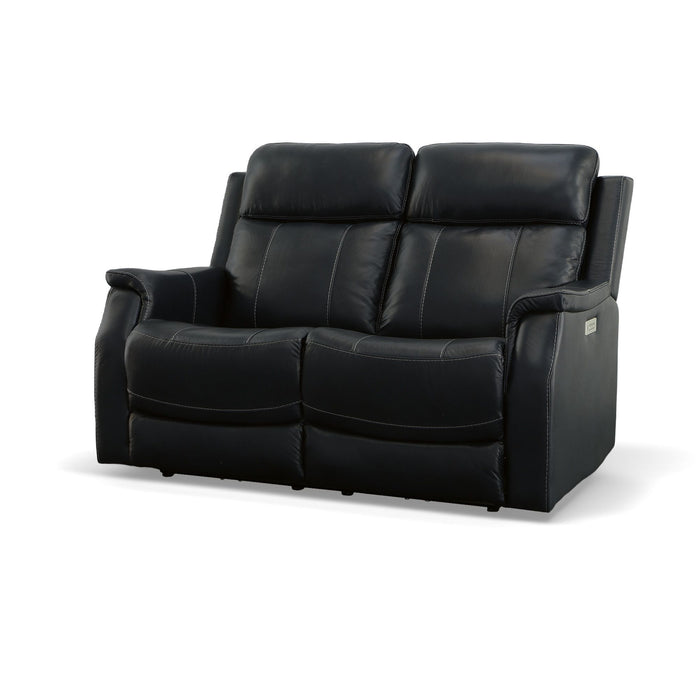 Easton - Power Reclining Loveseat With Power Headrests & Lumbar - Ocean