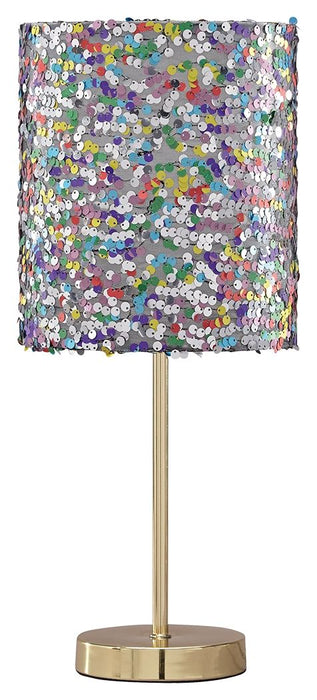 Maddy - Metal Table Lamp  - Purple
