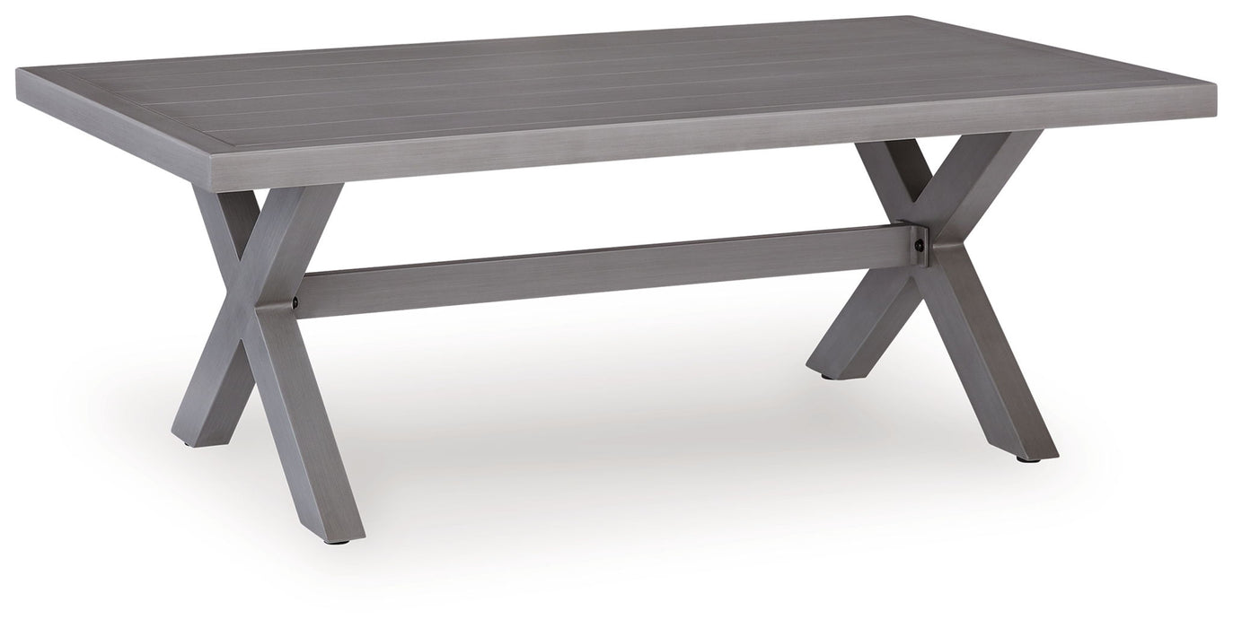 Half Moon Beach - Rectangular Cocktail Table - Gray