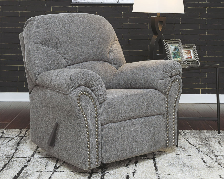 Allmaxx - Rocker Recliner - Pewter