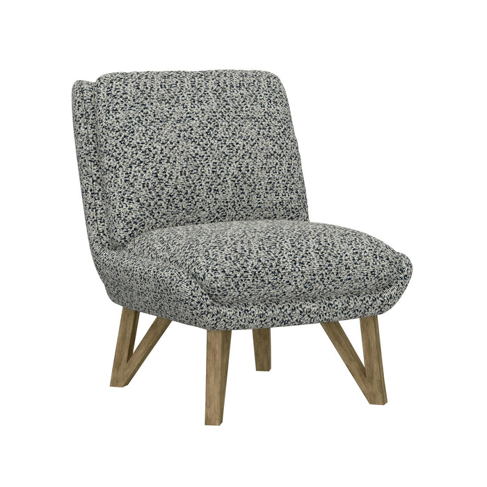 Emerson - Armless Accent Chair - Speckled Navy