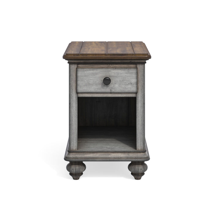 Plymouth - Chairside Table - Gray