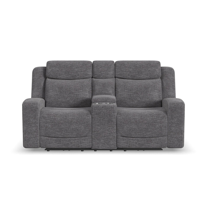 Ridge - Power Reclining Loveseat With Console And Power Headrests