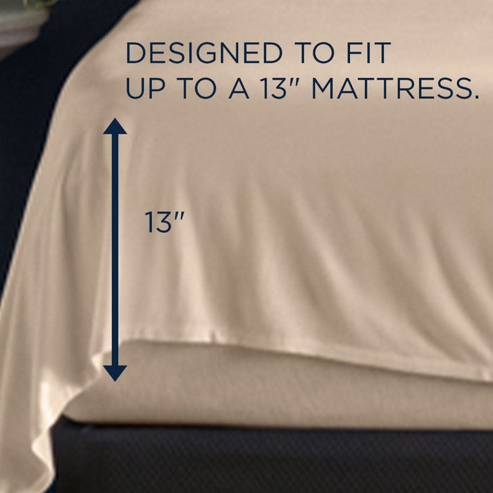 Linens - Tempur Rayon from Bamboo Sheet Set - Sandstone