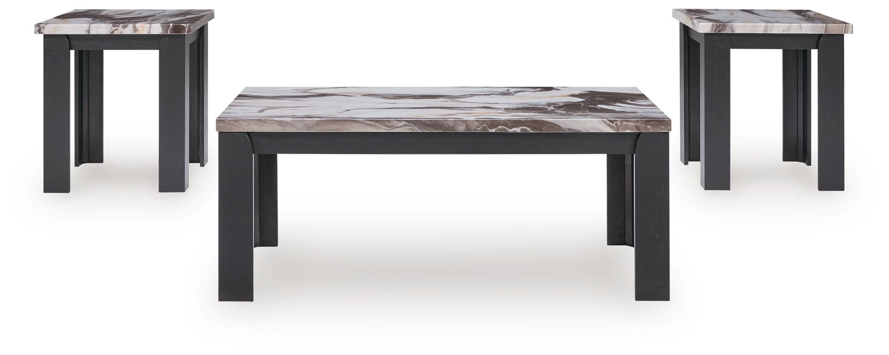 Jazmore - Occasional Table Set (Set of 3) - Dark Brown