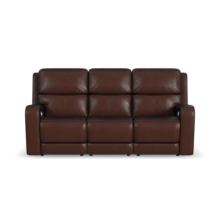 Oasis - Power Reclining Sofa With Power Headrests, Lumbar, Heat & Massage