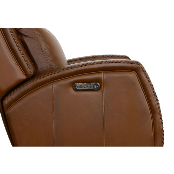 Mustang - Power Gliding Recliner With Power Headrest - Rust