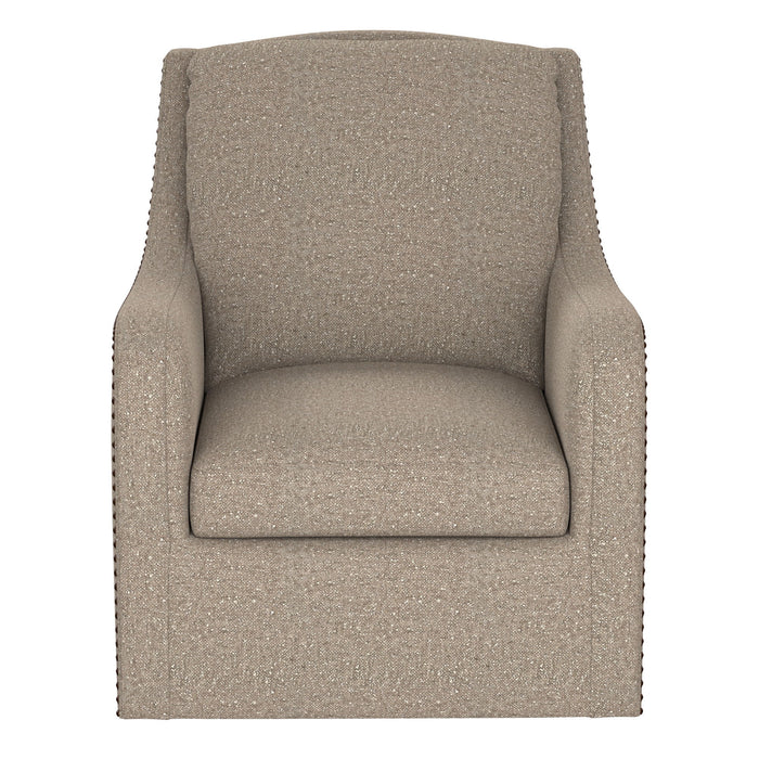 Anna - Swivel Chair - Taupe Canyon