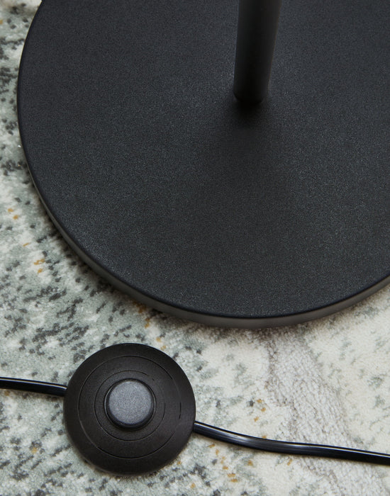 Abanson - Metal Floor Lamp - Black