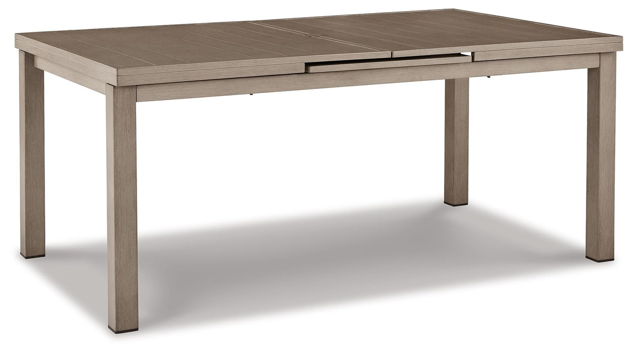 Beach Front - RECT Dining Room EXT Table - Beige