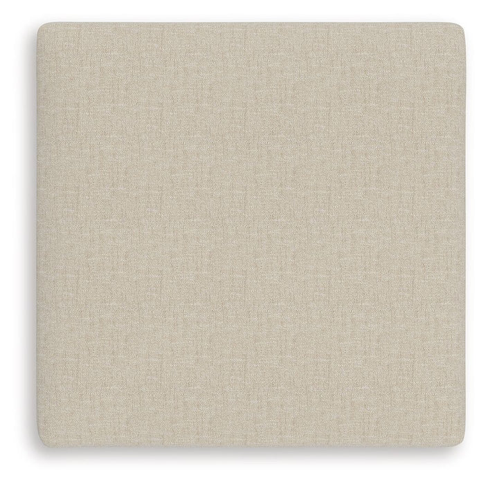 LadyMae - Oversized Accent Ottoman - Twill