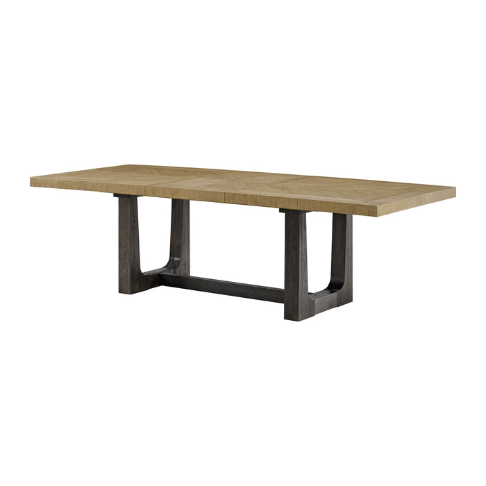 Sutton Place - Trestle Dining Table - Caramel / Cocoa
