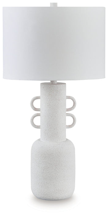 Perringhill - Metal Table Lamp - Distressed White