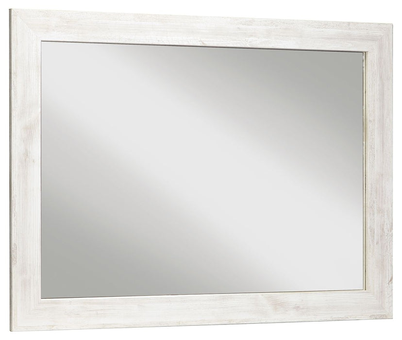 Paxberry - Bedroom Accent Mirror - Whitewash