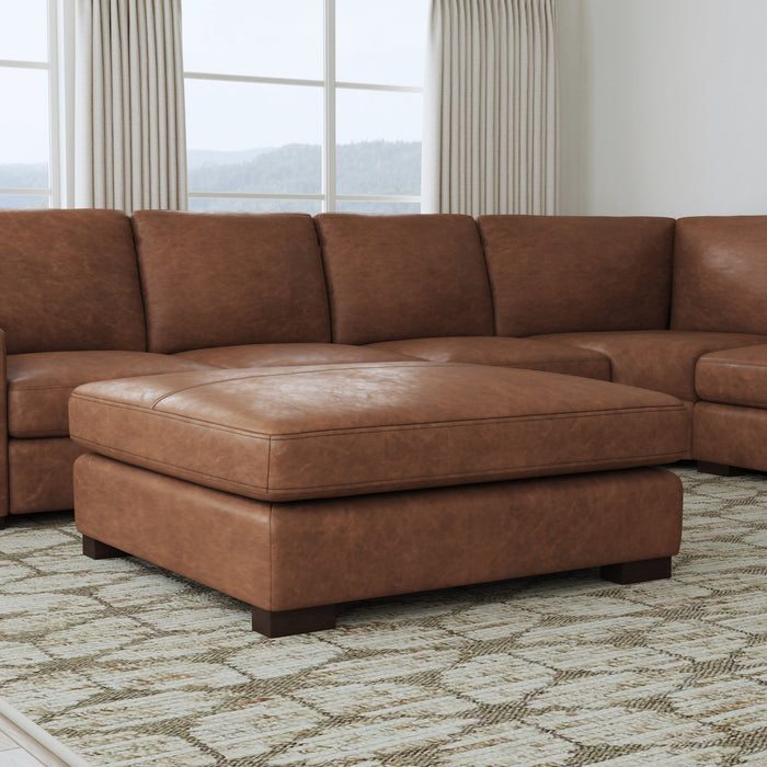 Endurance - Square Cocktail Ottoman - Chestnut
