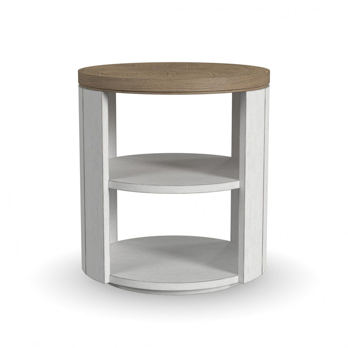 Melody - Round End Table - White