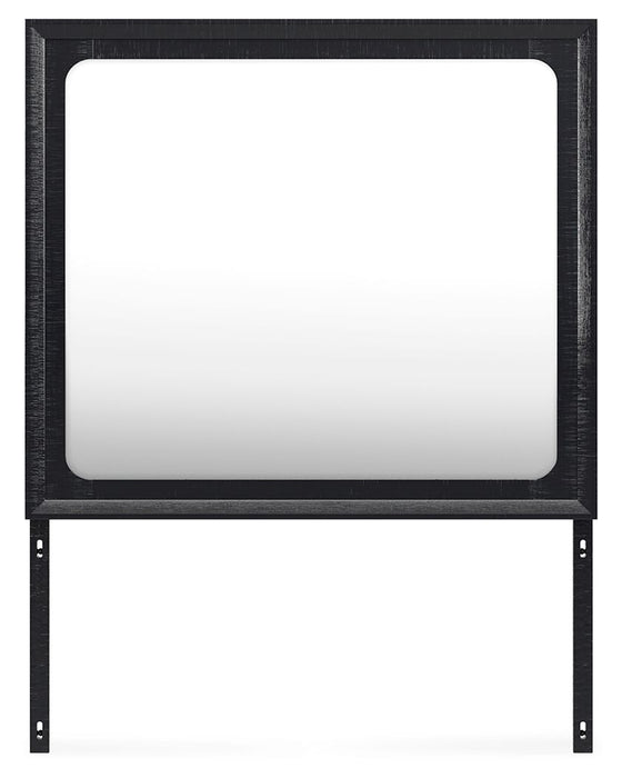 Londer - Bedroom Mirror - Black