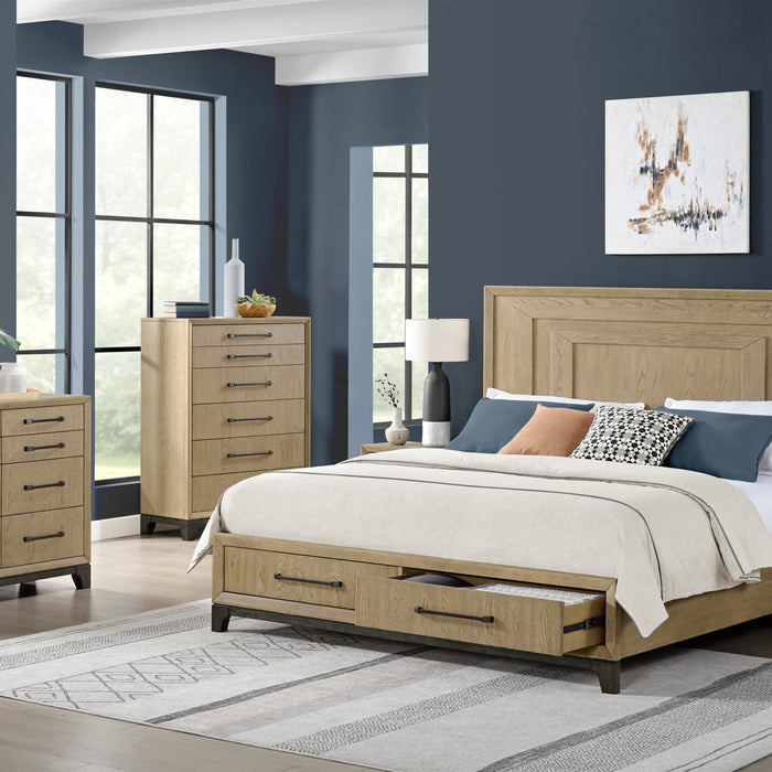 Sutton Place - Mirror - Light Brown