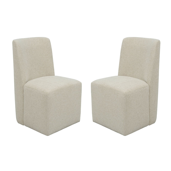 Waterfall - Upholstered Dining Chair (Set of 2) - Beige