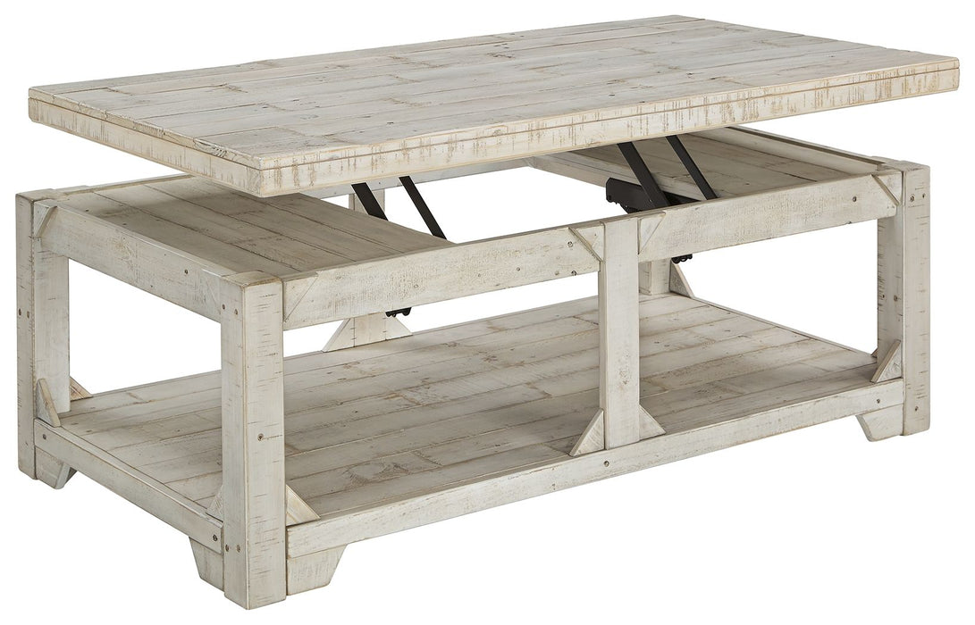 Fregine - Lift Top Cocktail Table - Whitewash