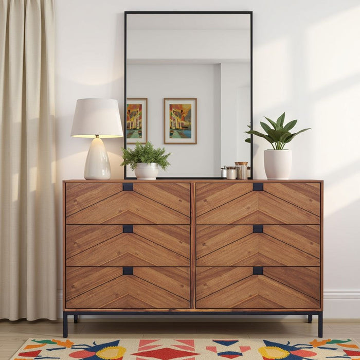 Astoria - Dresser - Natural Herringbone
