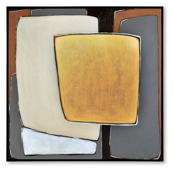 Actman - Wall Art - Cream / Brown / Gray