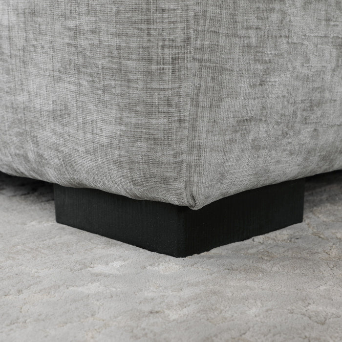 Ritchie - Storage Ottoman - Pewter
