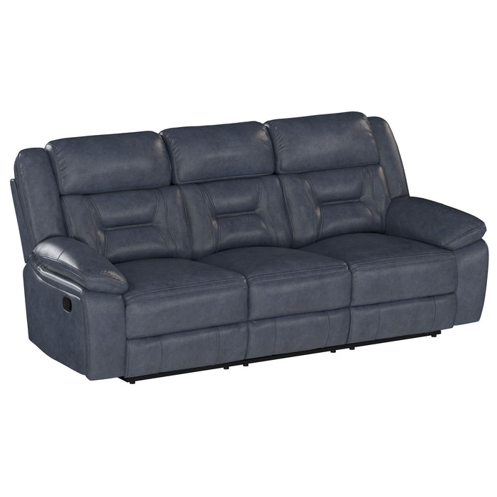 Declan - Reclining Sofa - Naval Blue