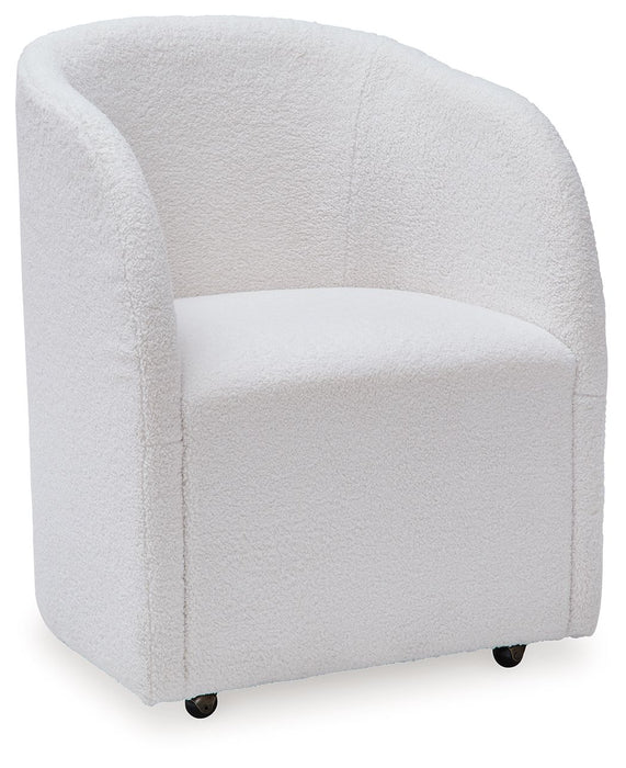 Rowanbeck - Dining Upholstered Arm Chair (Set of 2) - Ivory