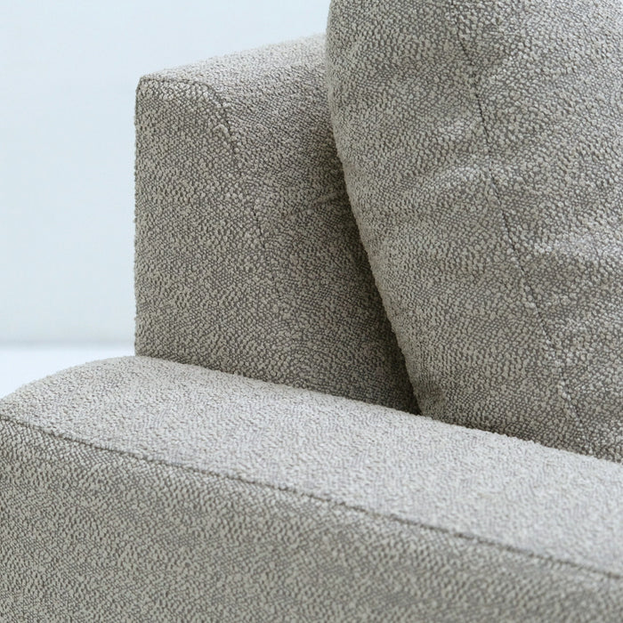 Dawson - Reconfigurable Chaise Sectional - Pebble Gray