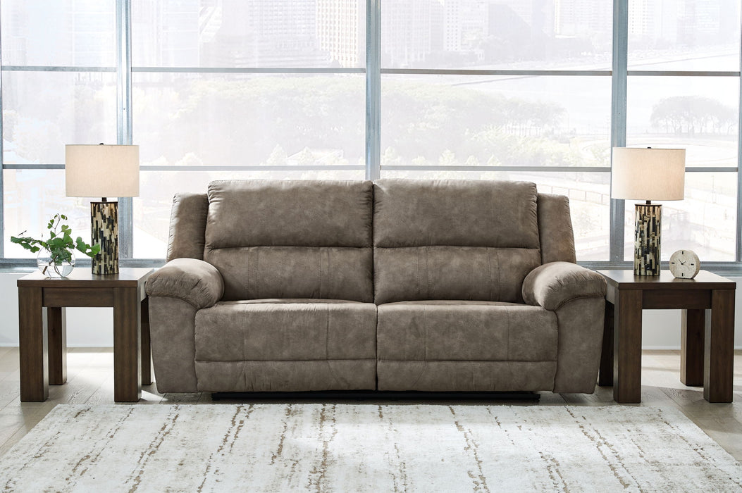 Laresview - 2 Seat Reclining Sofa - Fossil