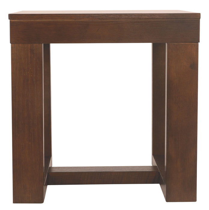 Watson - Square End Table - Dark Brown