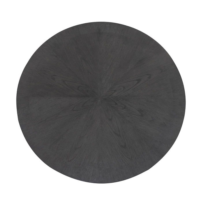 Waterfall - Round Dining Table - Deep Ebony