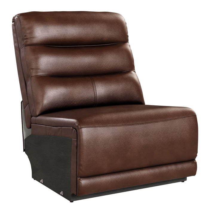 Duluth - Armless Chair - Dark Brown