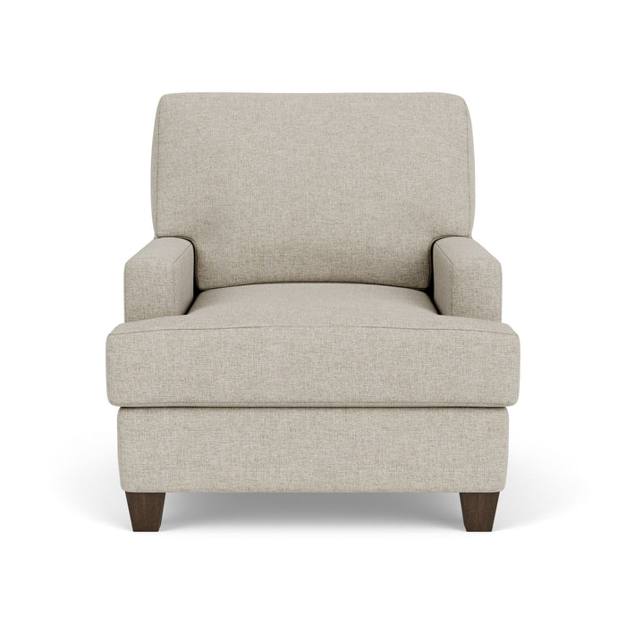 Moxy - Fabric Chair, Straight Track Arms