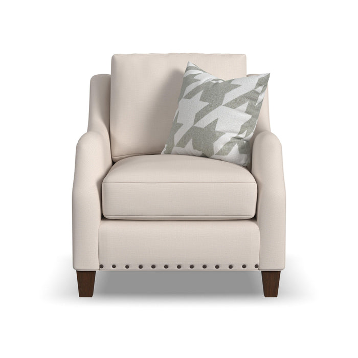 Gianna - Fabric Chair With Nailhead Trim