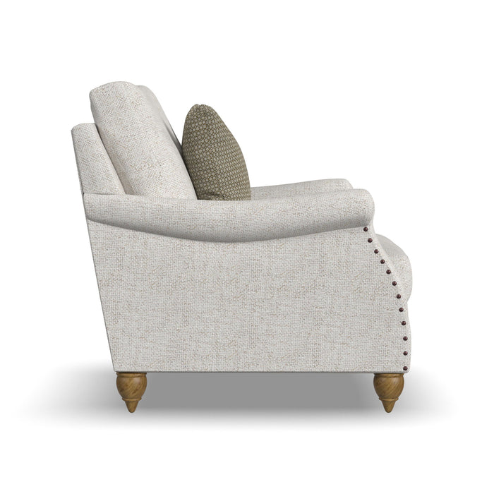 Veda - Fabric Chair With Nailhead Trim