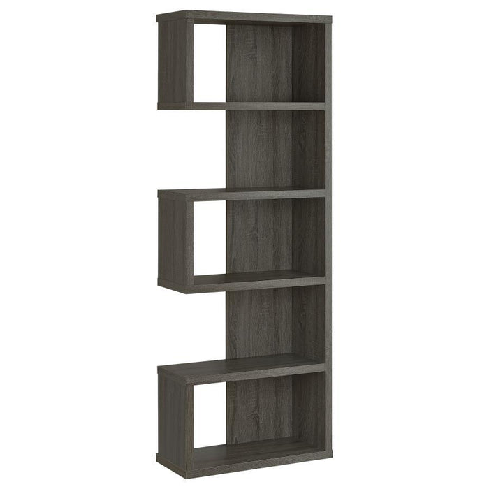 Joey - 5-tier Alternating Boxes Design Bookcase